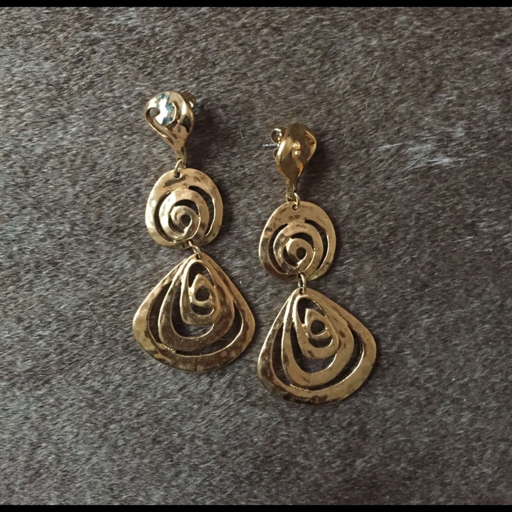 Plated Drop Chandelier Earrings